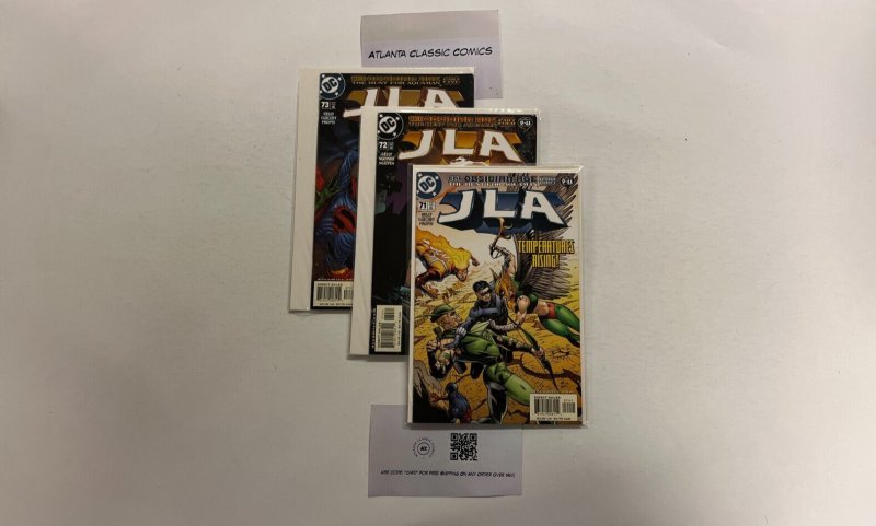 3 JLA DC Comics Books #71 72 73 Kelly 37 JW7