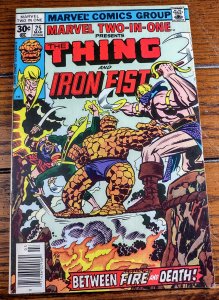 Marvel Two-in-One #25 (1977) FN 6.0 Iron  A Tale of Two Countries!