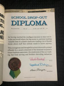 1977 MAD SPECIAL Magazine #22 FVF 7.0 with 16 Diplomas & Awards Insert