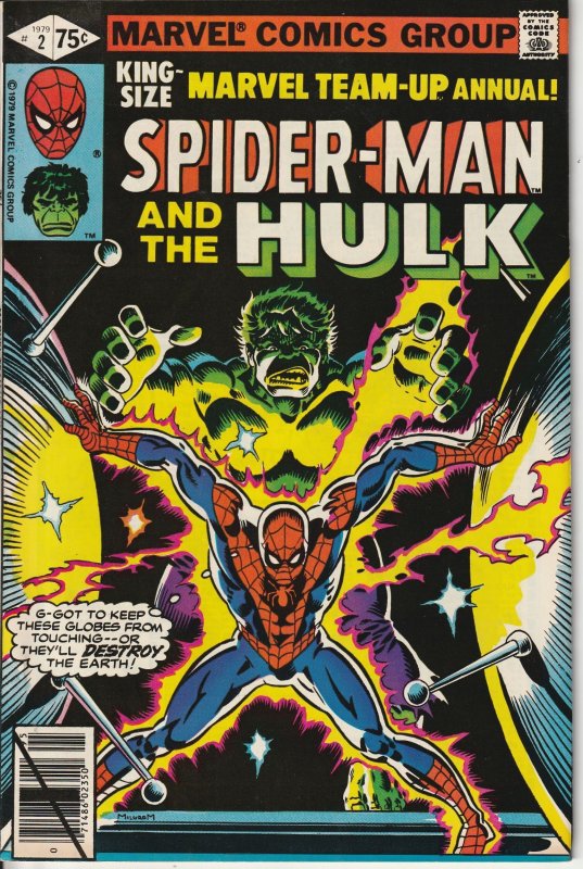 Marvel Team-Up Annual #2, 4 Spidey, Hulk, Daredevil, Power Man, Moon Knight