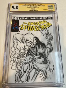 Amazing Spider-Man Facsimile (2022) # 238 (CGC 9.8 SS) Sign Sketch Scott Hepburn