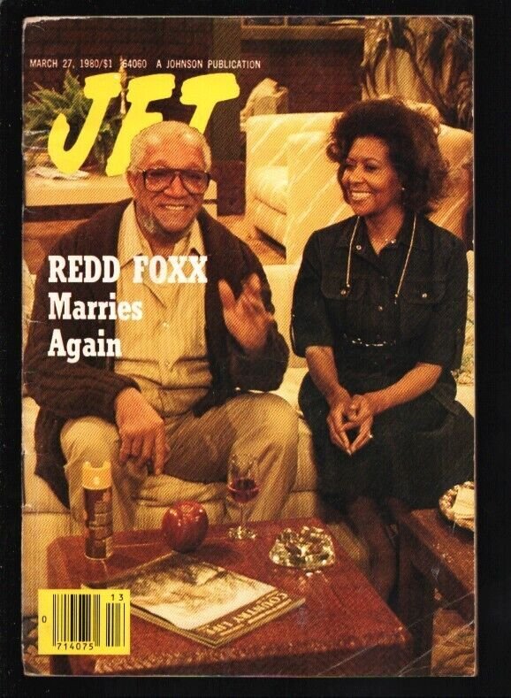 Jet 3/27/1980-Johnson-Redd Foxx Marries Again cover & story-Vintage ads & fea...