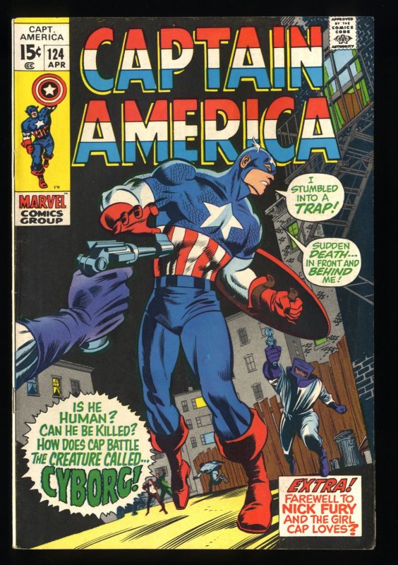 Captain America #124 FN/VF 7.0