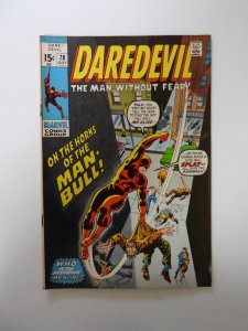 Daredevil #78 (1971) FN- condition rusty staples