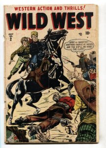 WILD WEST #2--ARIZONA ANNIE--TWO-GUN KID--Golden-Age--comic book