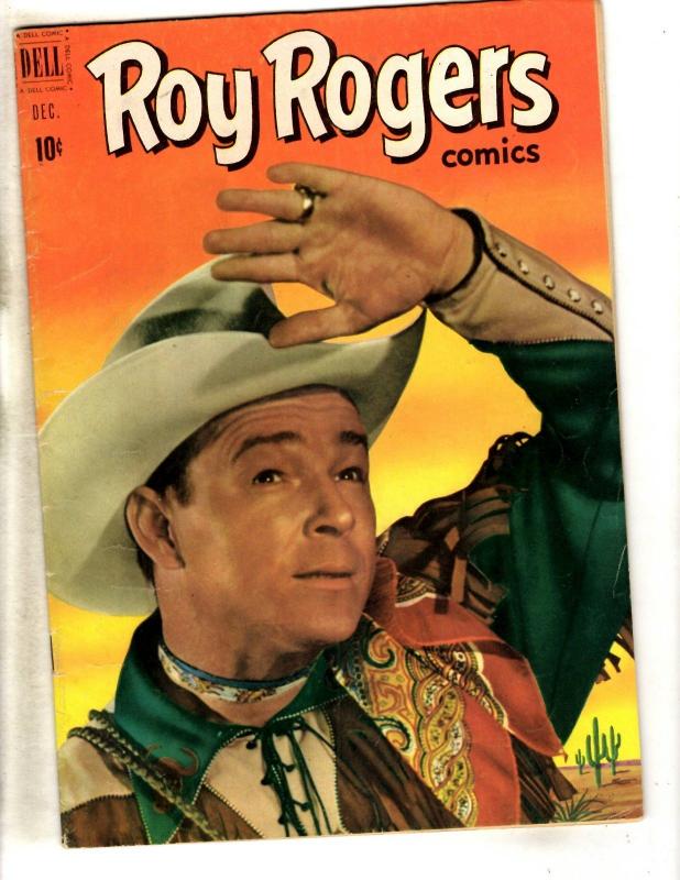 Roy Rogers Comics # 48 FN Dell Golden Age Comic Book Trigger 1951 JL18