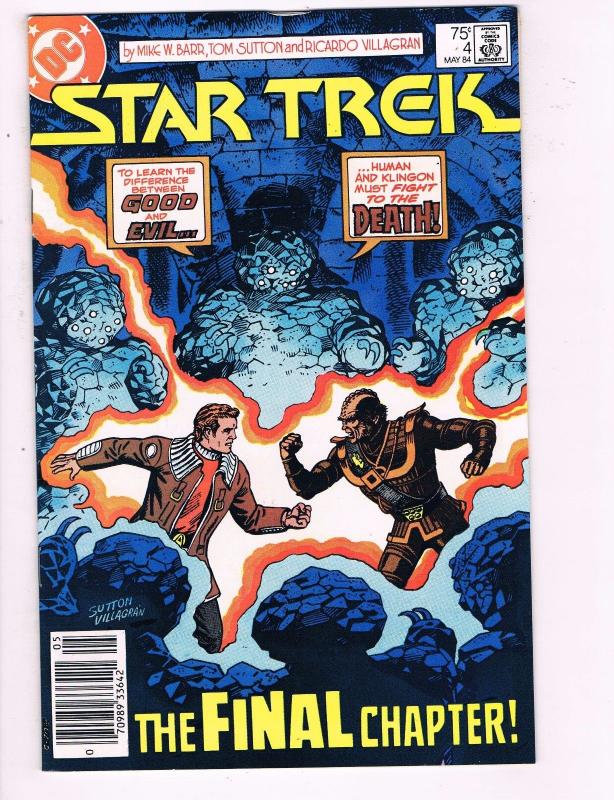 Star Trek #4 VF DC TV Movie Comic Book Spock 1987 DE7