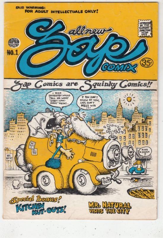 Zap #1 Vol 3 strict  VF+  8.5  High-Grade   Rare 3rd printing .35 cent edition