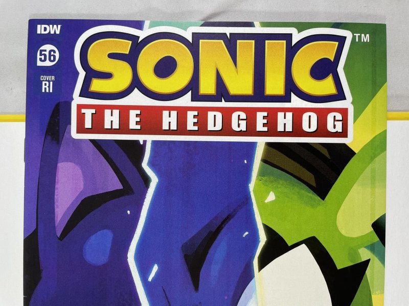 Sonic The Hedgehog #56 Nathalie Fourdraine 1:10 RI Variant 2023 IDW Publishing