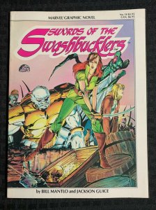 1984 Marvel Graphic Novel #14 SWORDS OF THE SWASHBUCKLERS FN+ 6.5 1st Printing