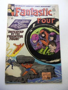 Fantastic Four #38 (1965) VG+ Condition 1/2 spine split, ink fc