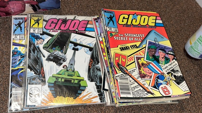 GI Joe A Real American Hero (1982) Lot Near Complete Run 1-131, Has 21 Newsstand