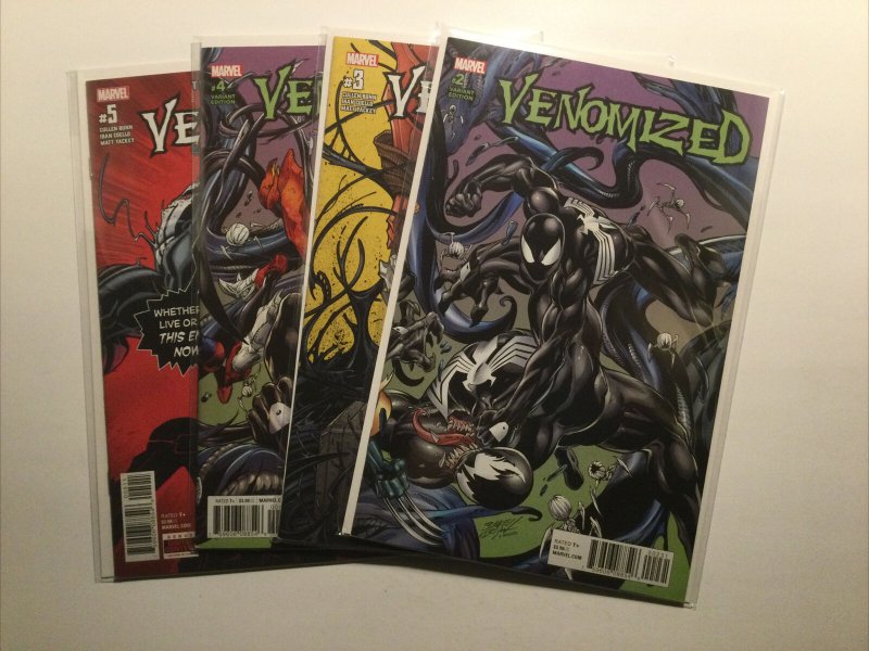 Venomized 2 3 4 5 Lot Run Set Near Mint Nm Marvel