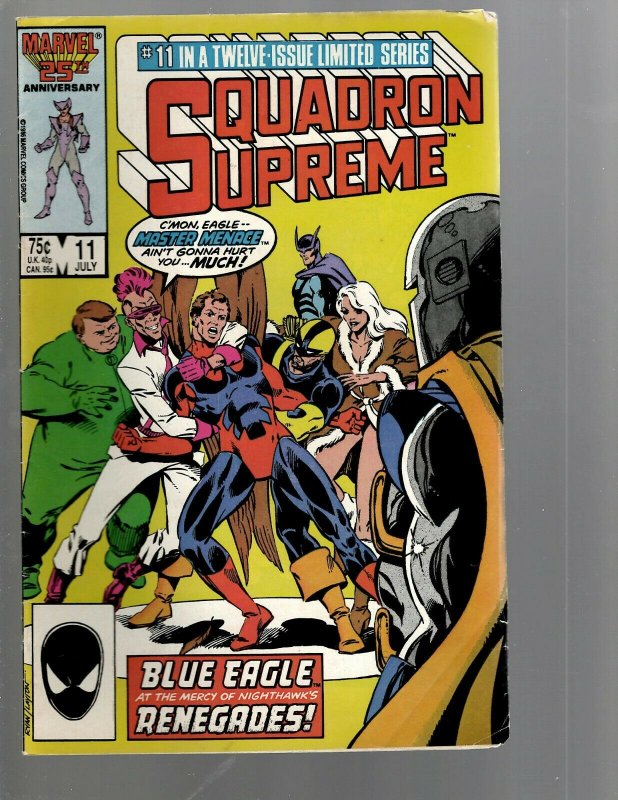 12 Comics Squadron Supreme #1 2 3 4 5 6 7 9 10 11 12 Spirits Vengeance #3 EK18