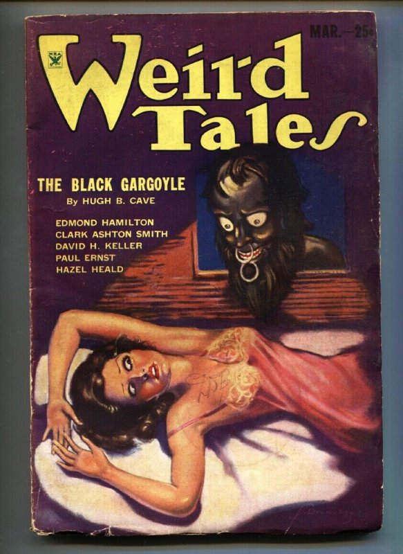 Weird Tales 3/1934-Hugh B Cave-Margaret Brundage-Pulp Magazine