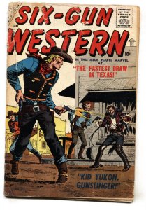 Six-Gun Western #1 1957- Maneely- Stan Lee-Atlas comic book