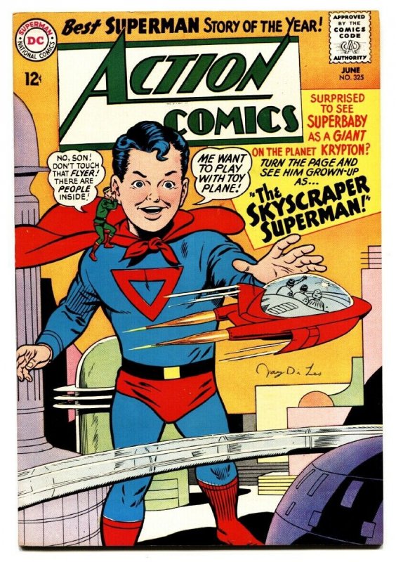 Action Comics #325 comic book 1965- Superman- DC Silver Age VF