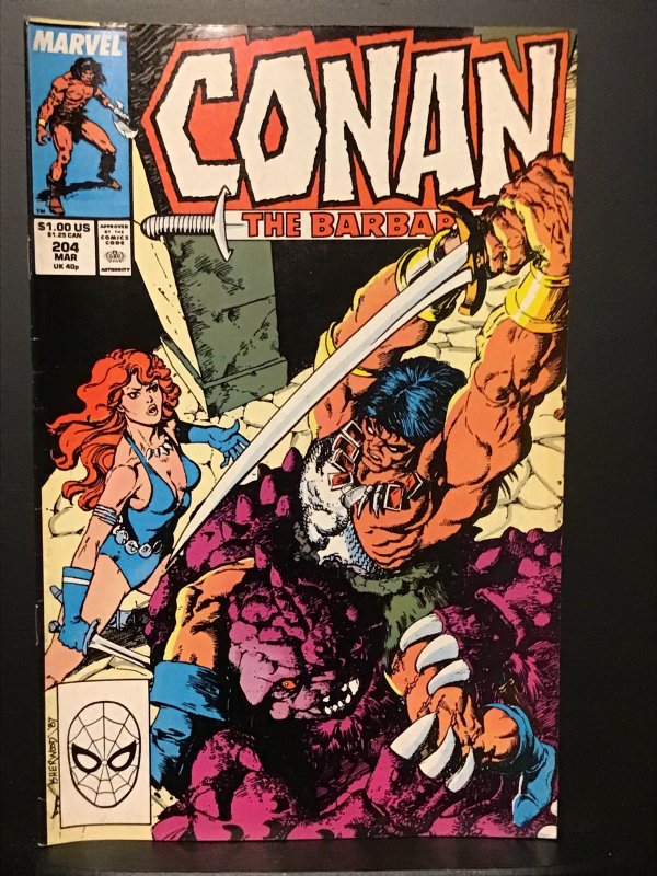 Conan the Barbarian #204 (1988) FN 6.0