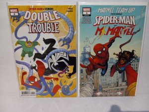 SPIDER-MAN: DOUBLE TROUBLE + MARVEL TEAM UP WITH MS. MARVEL - FREE SHIPPING 