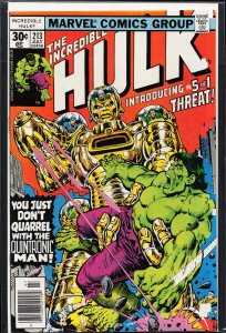 The Incredible Hulk #213 (1977) Hulk