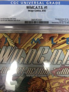 WildC.A.T.S. #1 (CGC 9.8) (1992) Jim Lee & Scott Williams Cover
