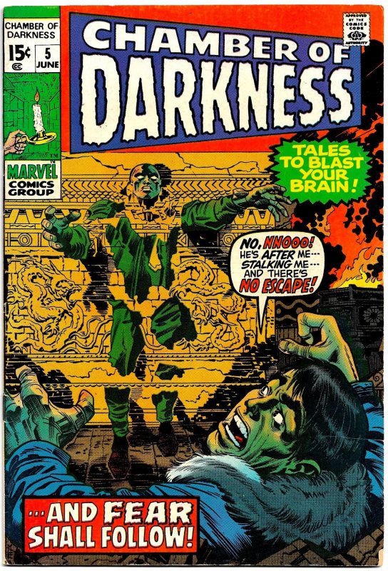 CHAMBER of DARKNESS #5 (Jun1970) 7.5 VF-  Jack Kirby  Denny O'Neil