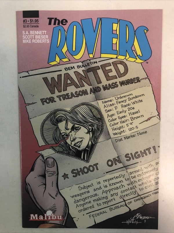 The Rovers (1987) Complete Set # 1-7 (VF/NM) Malibu Comics
