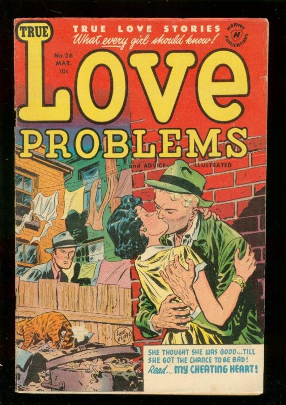 TRUE LOVE PROBLEMS AND ADVICE ILLUSTRATED #26 1954--BUM VG