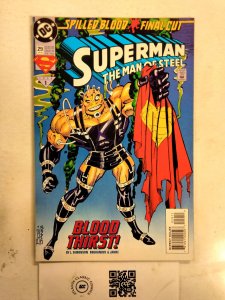 Superman The Man of Steel #29 NM DC Comic Book Batman Wonder Woman 6 HH20