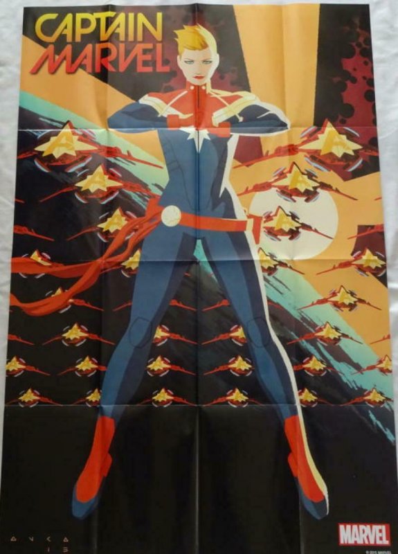 CAPTAIN MARVEL Promo Poster, 24 x 36, 2015, MARVEL  Unused more in our store 176