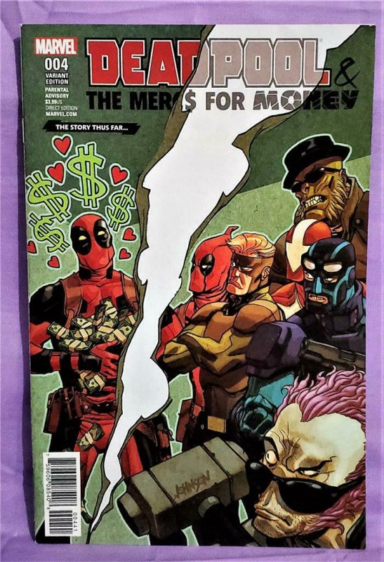 DEADPOOL & The Mercs for Money #4 Story Thus Far Variant Cover (Marvel, 2016)!