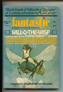 Fantastic Stories 9/1974-Jeff Jones cover-Gray Morrow-art-VF