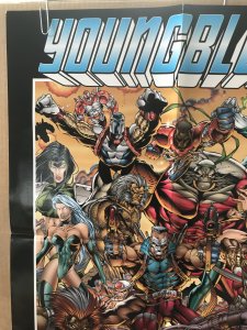 YOUNGBLOOD Extreme Studios Promo poster : Image 1995 NM; scarce, Rob Liefeld