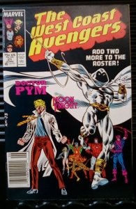 West Coast Avengers #21 Newsstand Edition (1987)