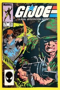 G.I. JOE A REAL AMERICAN HERO 45 QUICK KICK 1ST APP (1986) B5