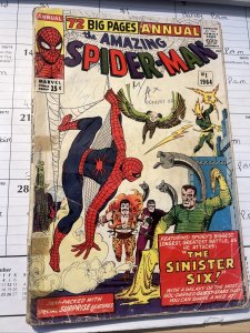 The Amazing Spider-Man Annual #1 Missing Back Cover And A Few Pages