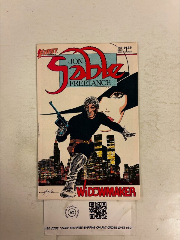 Jon Sable Freelance #21 NM First Comic Books MIke Grell 12 HH110