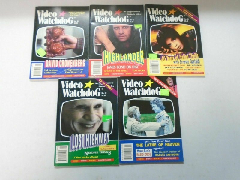 Video Watchdog lot 10 different later issues avg 6.0 FN (1996-2001)