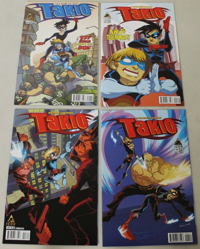 Icon: Takio (2012) #1-4 COMPLETE SET Bendis 1,2.3,4 