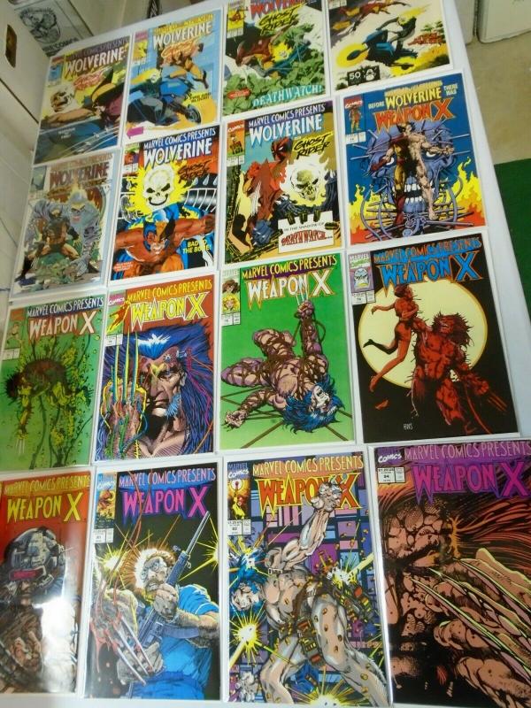 Marvel Comics Presents comic lot #1-169, 165 Different 8.0 VF (1988-94)