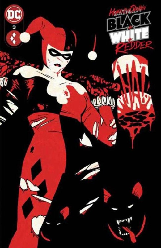 Harley Quinn Black White Redder #3 (Of 6) Cover A Cliff Chiang comic