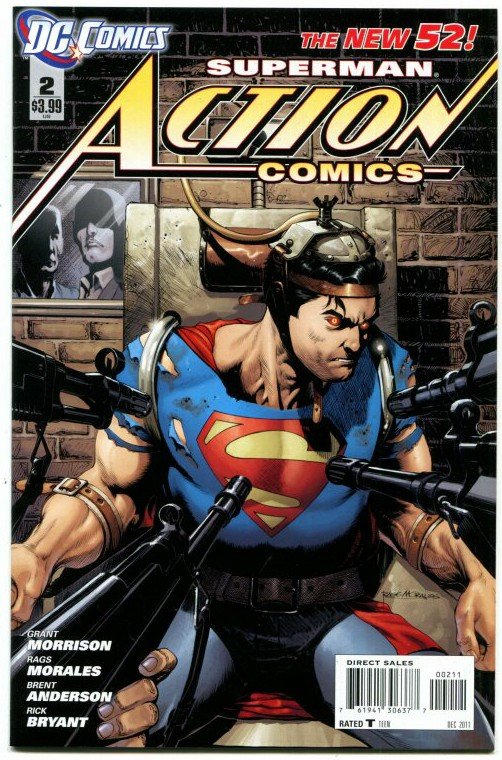 Action Comics volume 2 #2 (VF+) 2011 Grant Morrison Modern Age DC