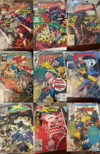 Lot of 9 Comics (See Description) Spider Man, Wolverine, X Force, West Coast ...