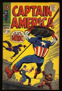 Captain America #105 Batroc! Jack Kirby Art!