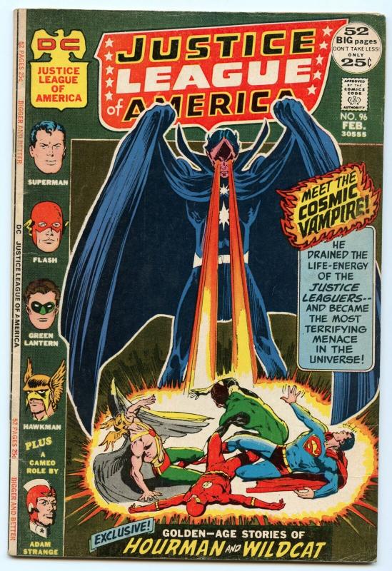 Justice League of America 96 Feb 1972 VG- (3.5)