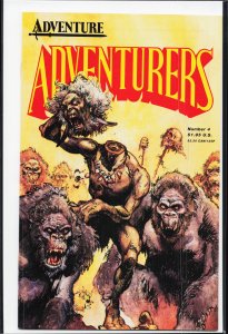 Adventurers #4 (1988) Ape Men