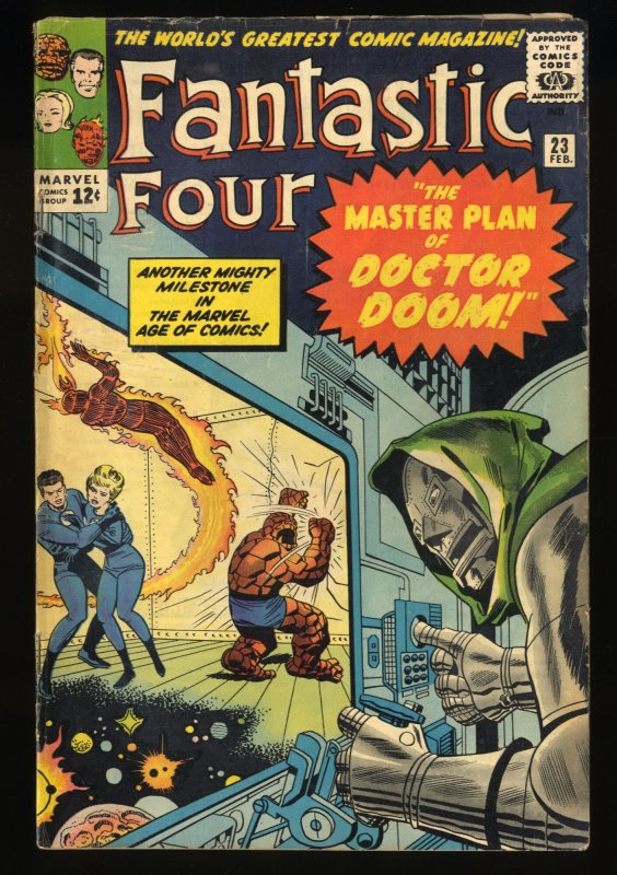Fantastic Four #23 VG 4.0 Doctor Doom Appearance!