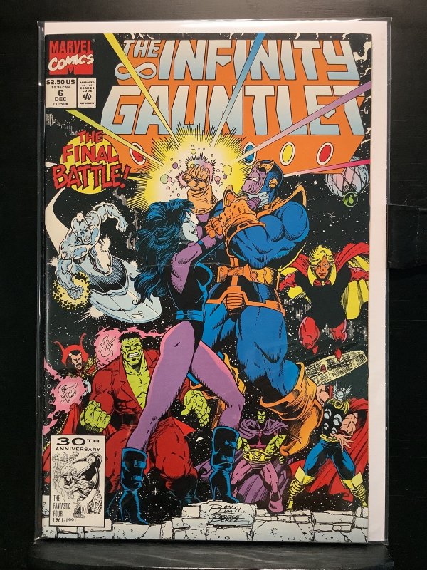 The Infinity Gauntlet #6 Direct Edition (1991)