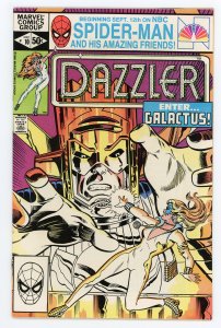 Dazzler #10 Tom DeFalco Galactus Terrax NM-