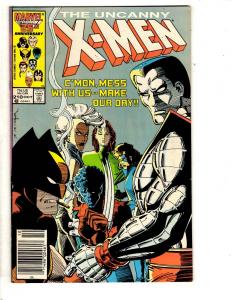 Uncanny X-Men # 210 VF Marvel Comic Book Wolverine Sabretooth Storm Cyclops RJ7